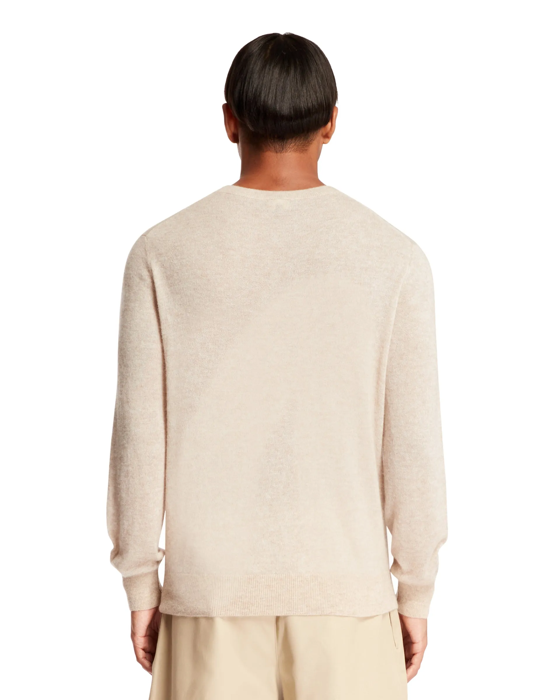 Maglione Girocollo Beige