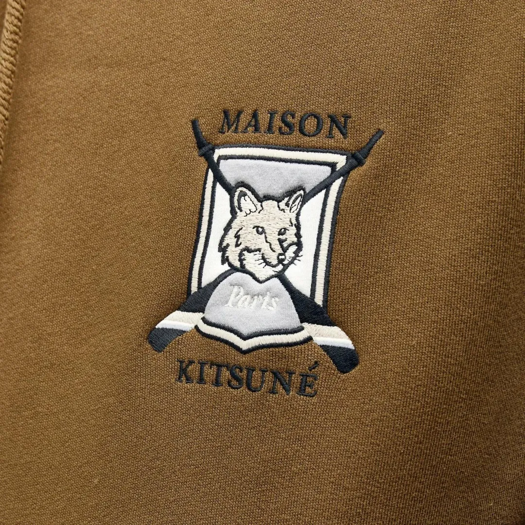 MAISON KITSUNE  |Pullovers Unisex Long Sleeves Plain Other Animal Patterns