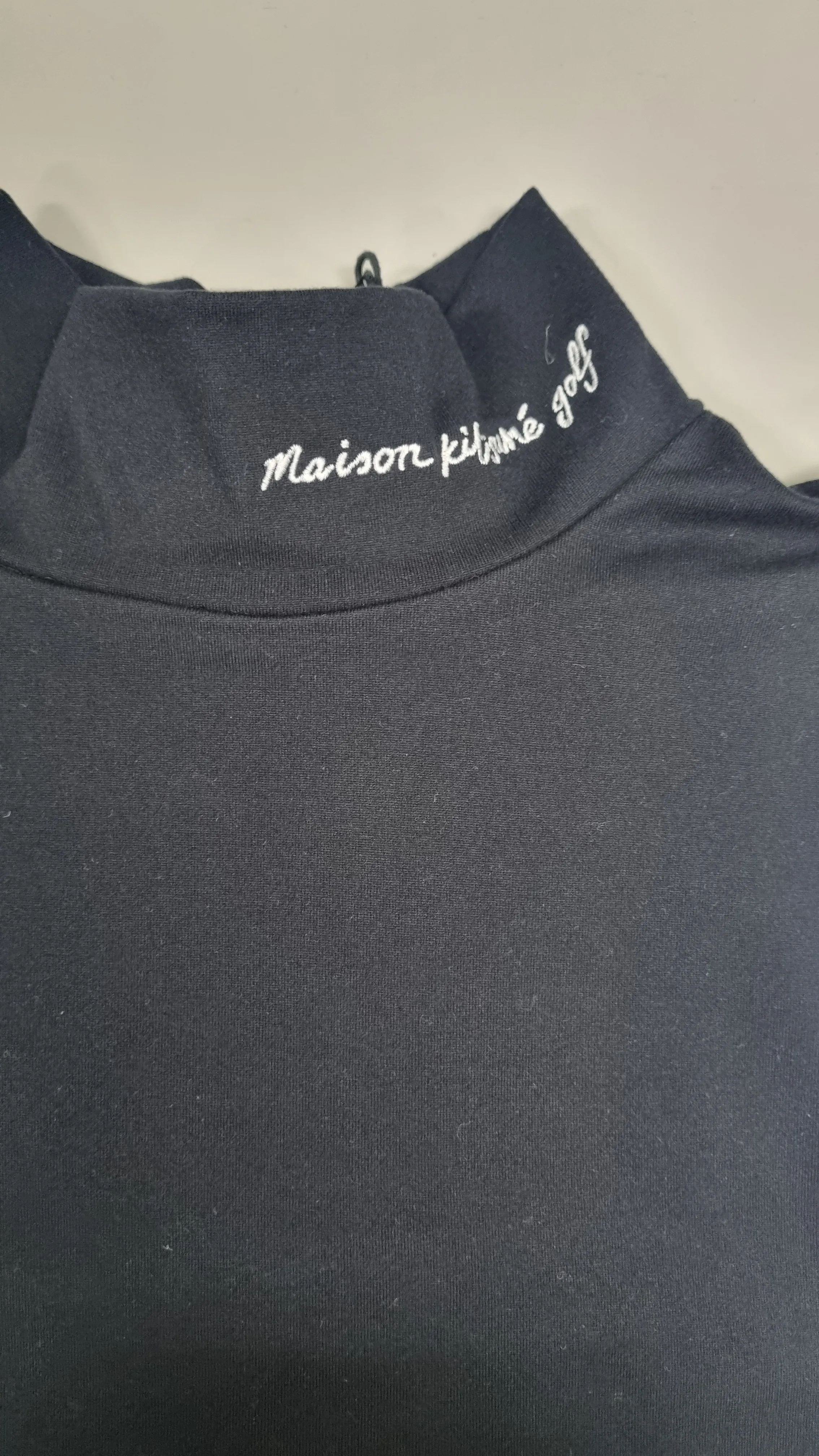 MAISON KITSUNE  |Street Style Long Sleeves Plain Long Sleeve T-shirt Logo