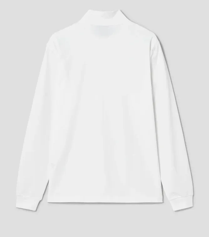 MAISON KITSUNE  |Street Style Long Sleeves Plain Long Sleeve T-shirt Logo