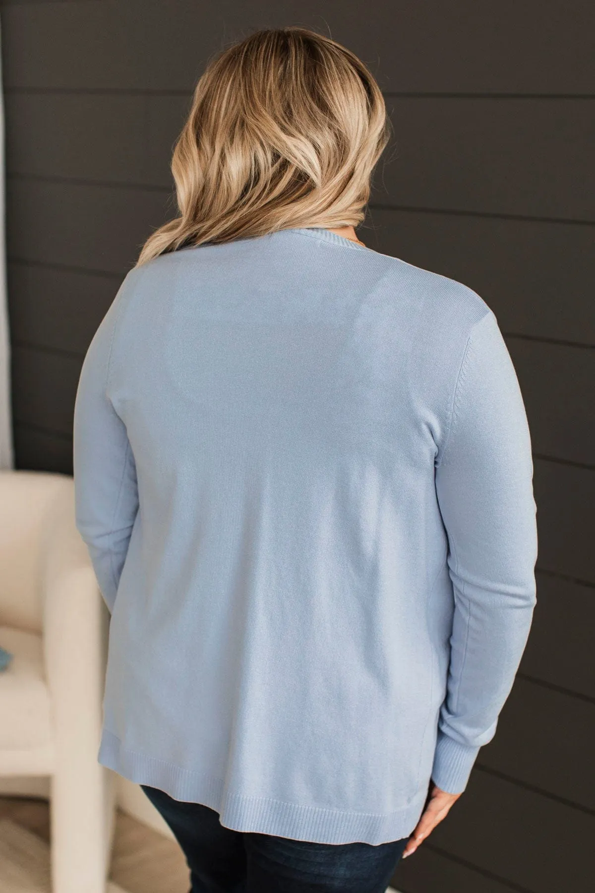 Many Reasons Lightweight Cardigan- Periwinkle