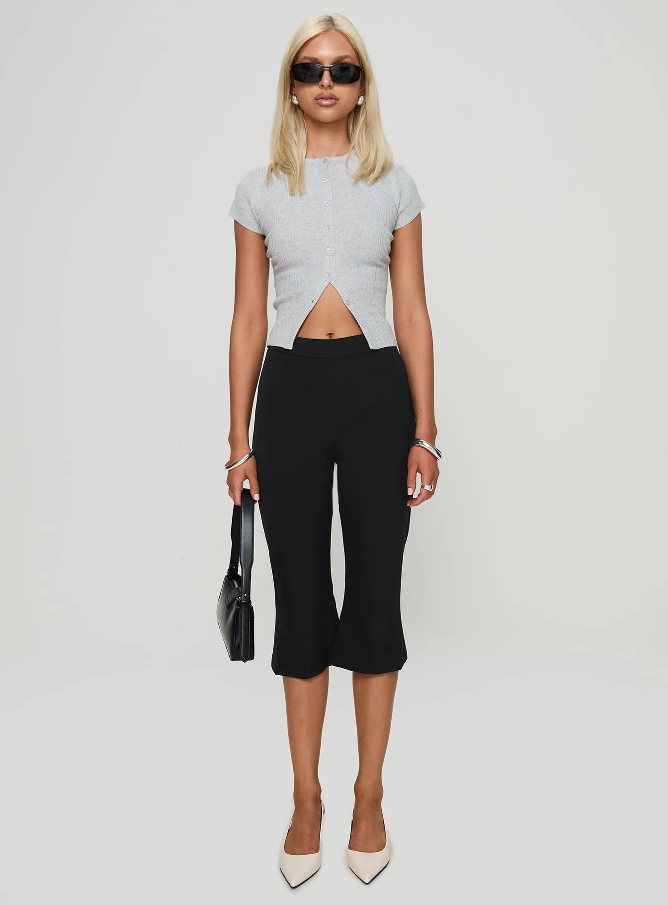 Meadowlark Capri Pants Black