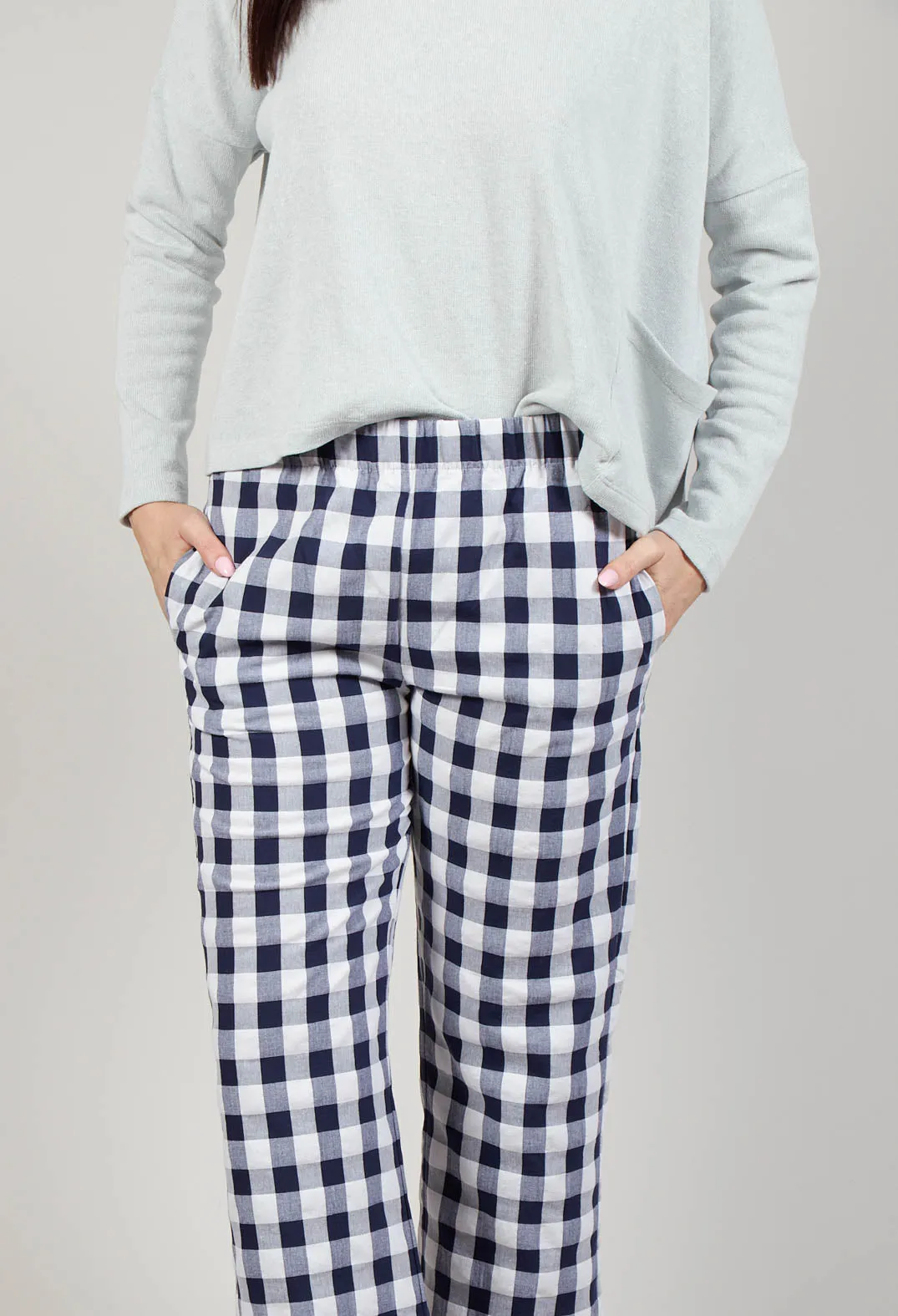 Mesange Trousers in Azur Big Check