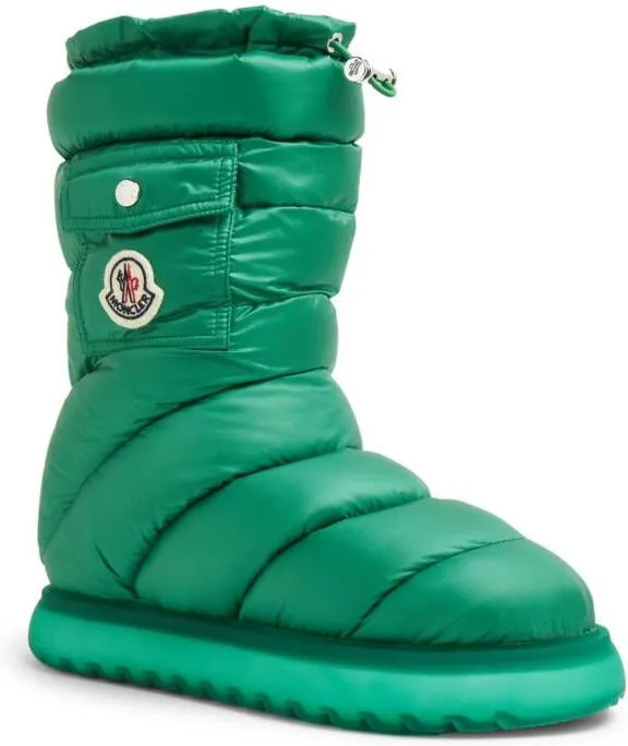 Moncler Gaia padded snow boots Green