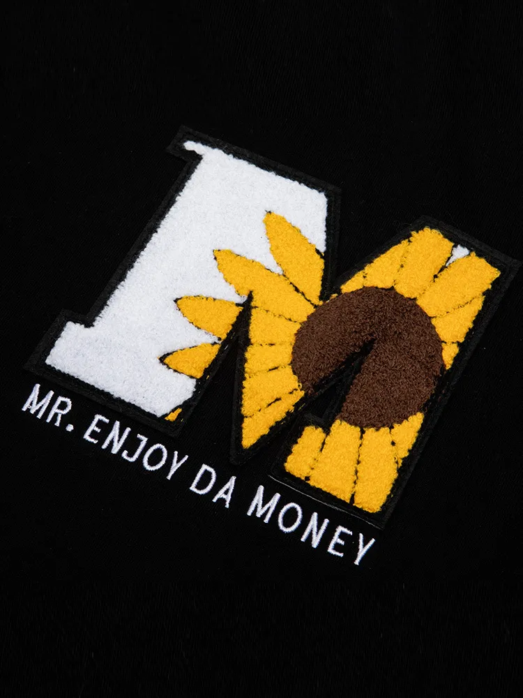 MR. ENJOY DA MONEY  |Crew Neck Flower Patterns Unisex Sweat Blended Fabrics