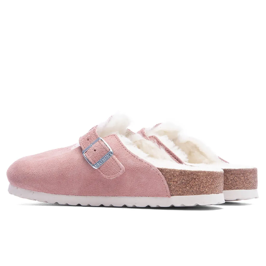 Narrow Boston Shearling - Pink Clay