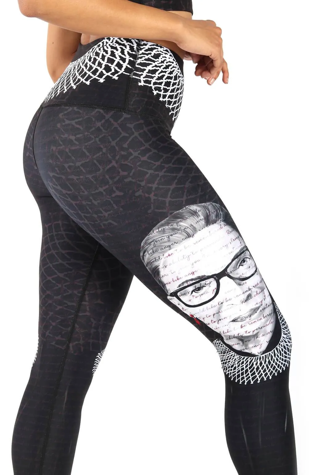 Notorious RBG Printed Yoga Leggings