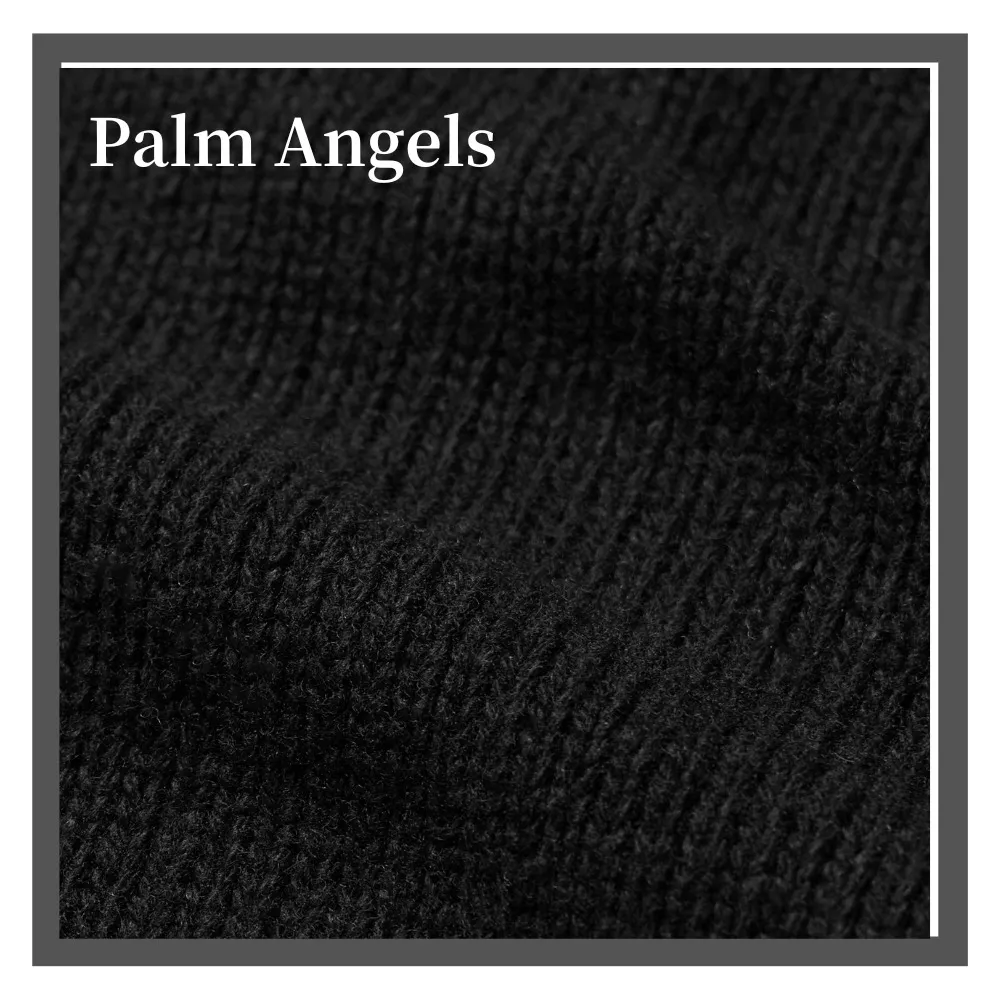 Palm Angels  |Crew Neck Pullovers Wool Street Style Long Sleeves Plain