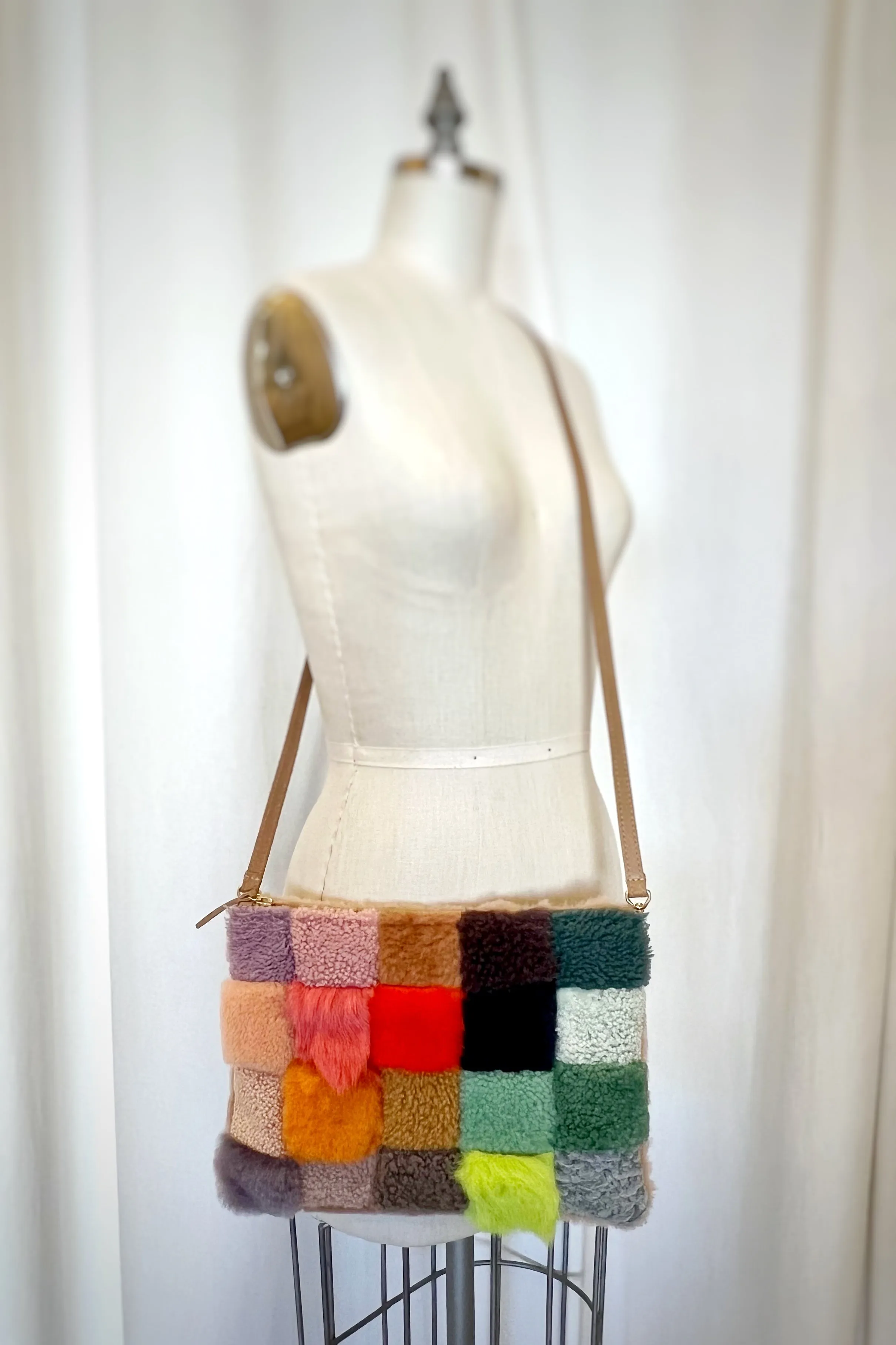 Patchwork Pouch Purse | Rainbow Scraps