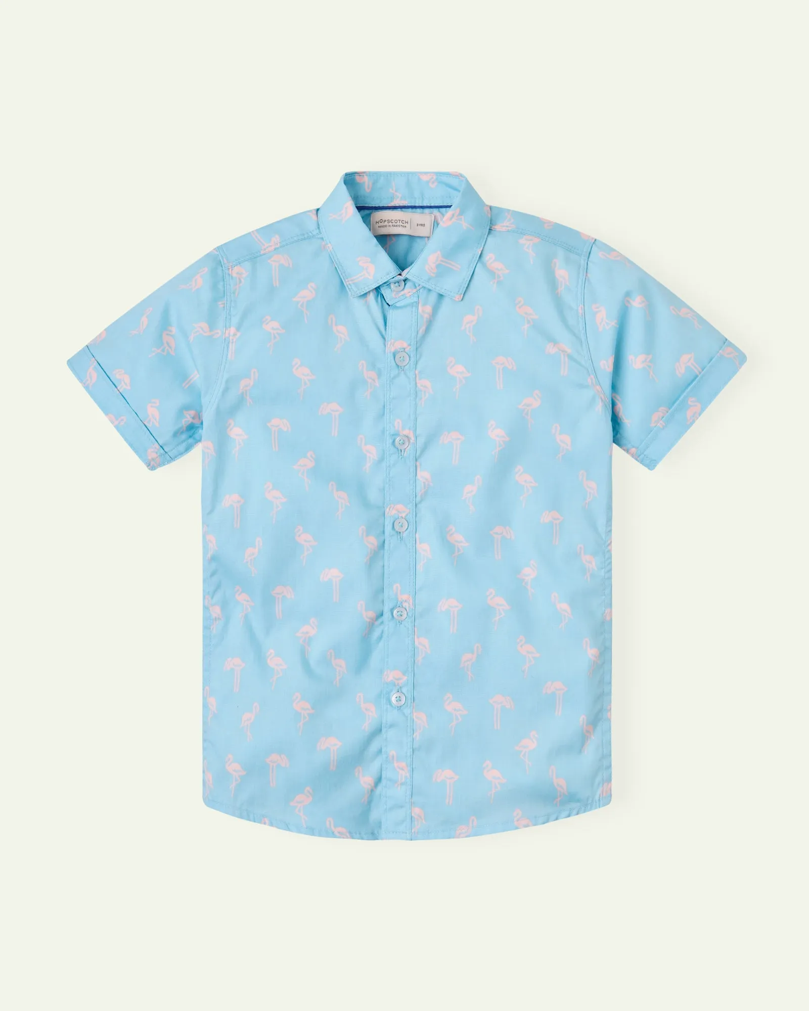 Printed Flamingo Shirt