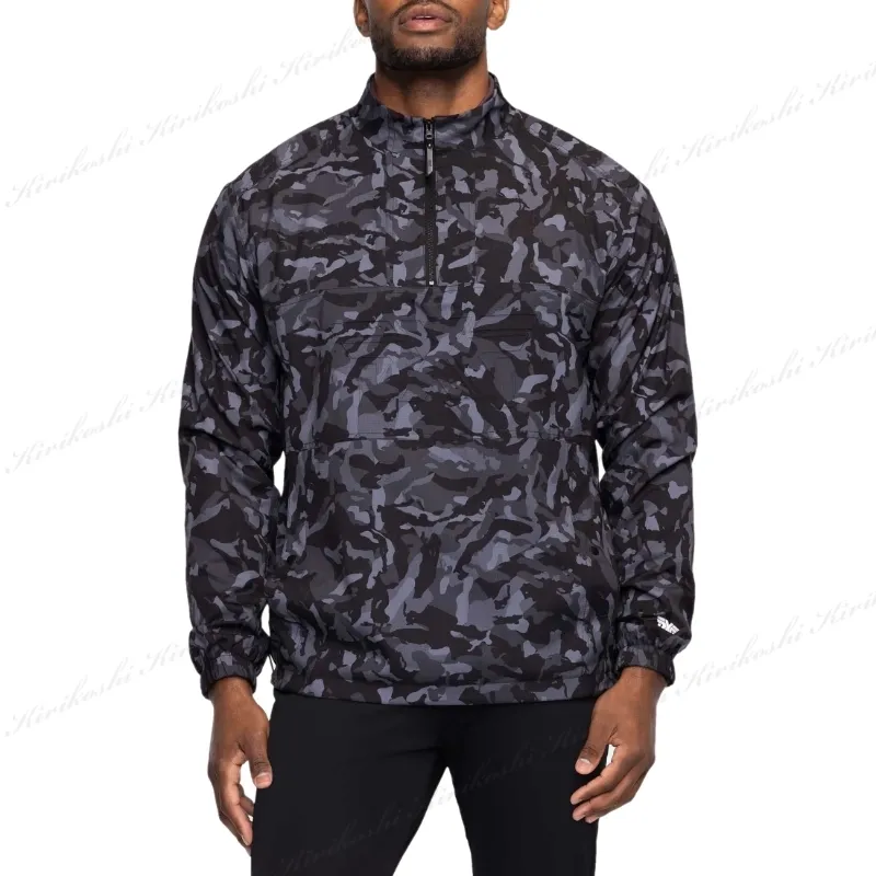 PXG  |Pullovers Camouflage Street Style Long Sleeves Logo Tops