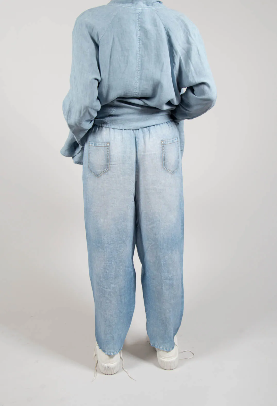 Rayla Sports Trousers in Light Denim