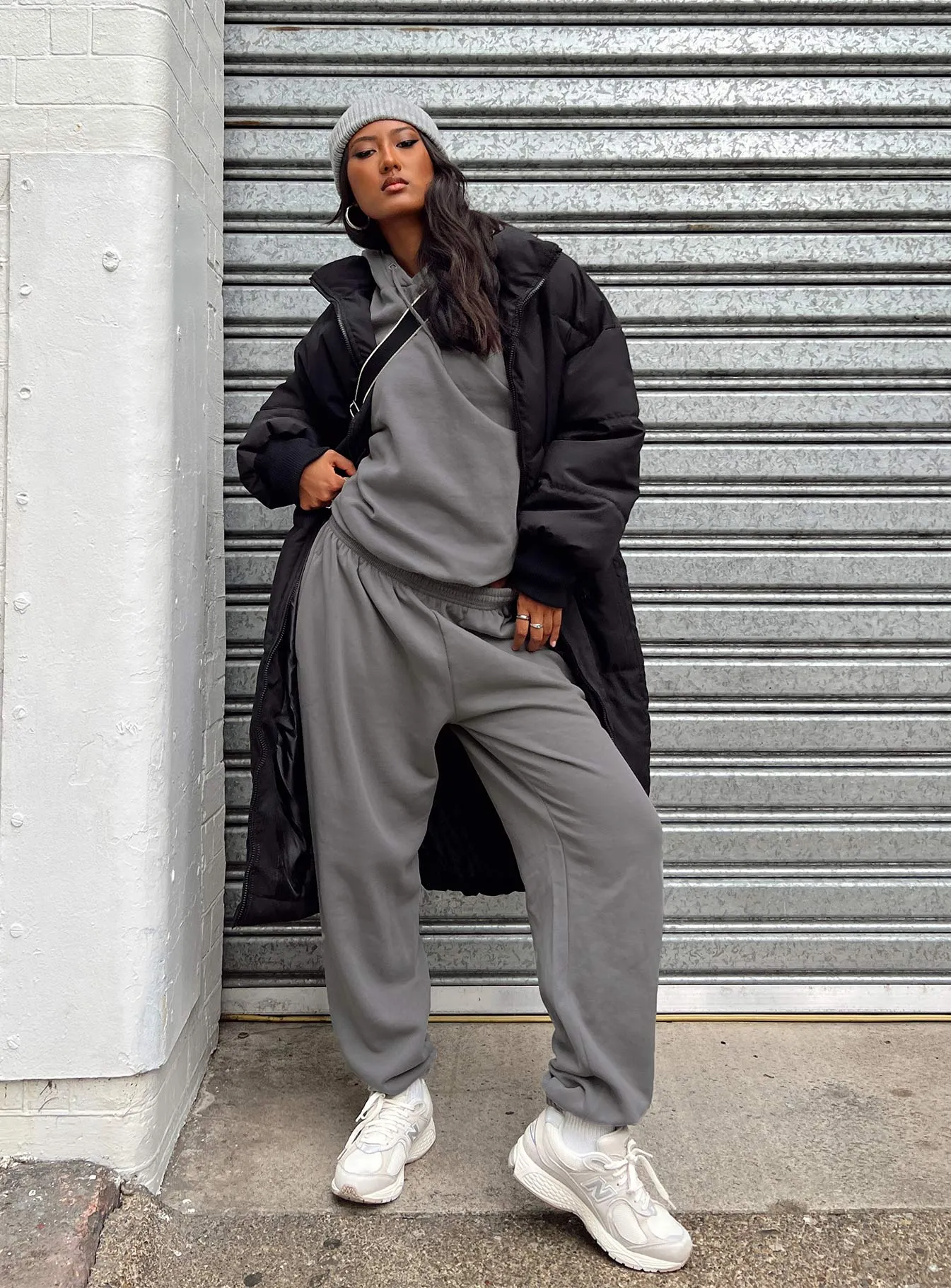 Renna Track Pants Charcoal