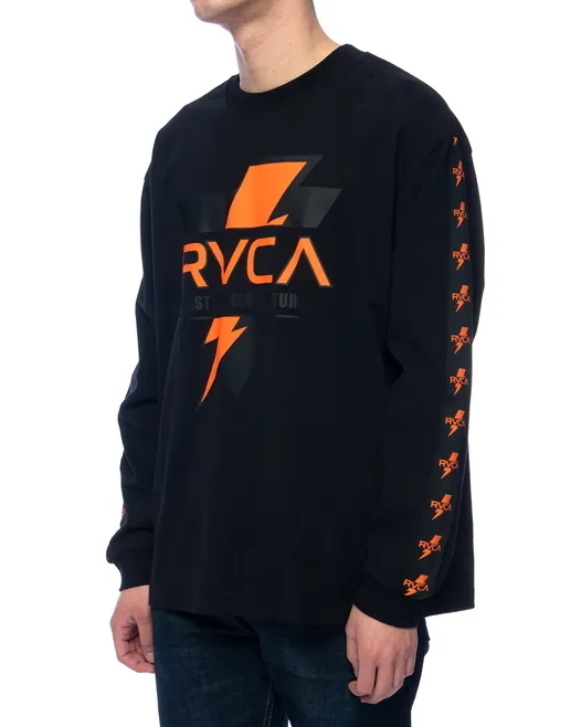 RVCA  |Long Sleeves Plain Long Sleeve T-shirt Logo T-Shirts