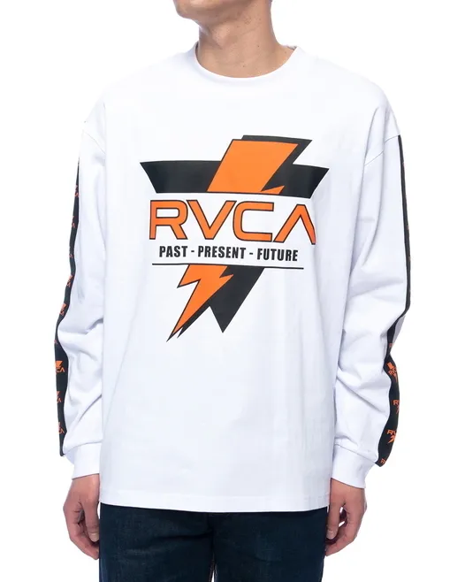 RVCA  |Long Sleeves Plain Long Sleeve T-shirt Logo T-Shirts