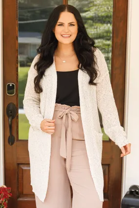 Sharing Memories Cardigan, Ivory Multi