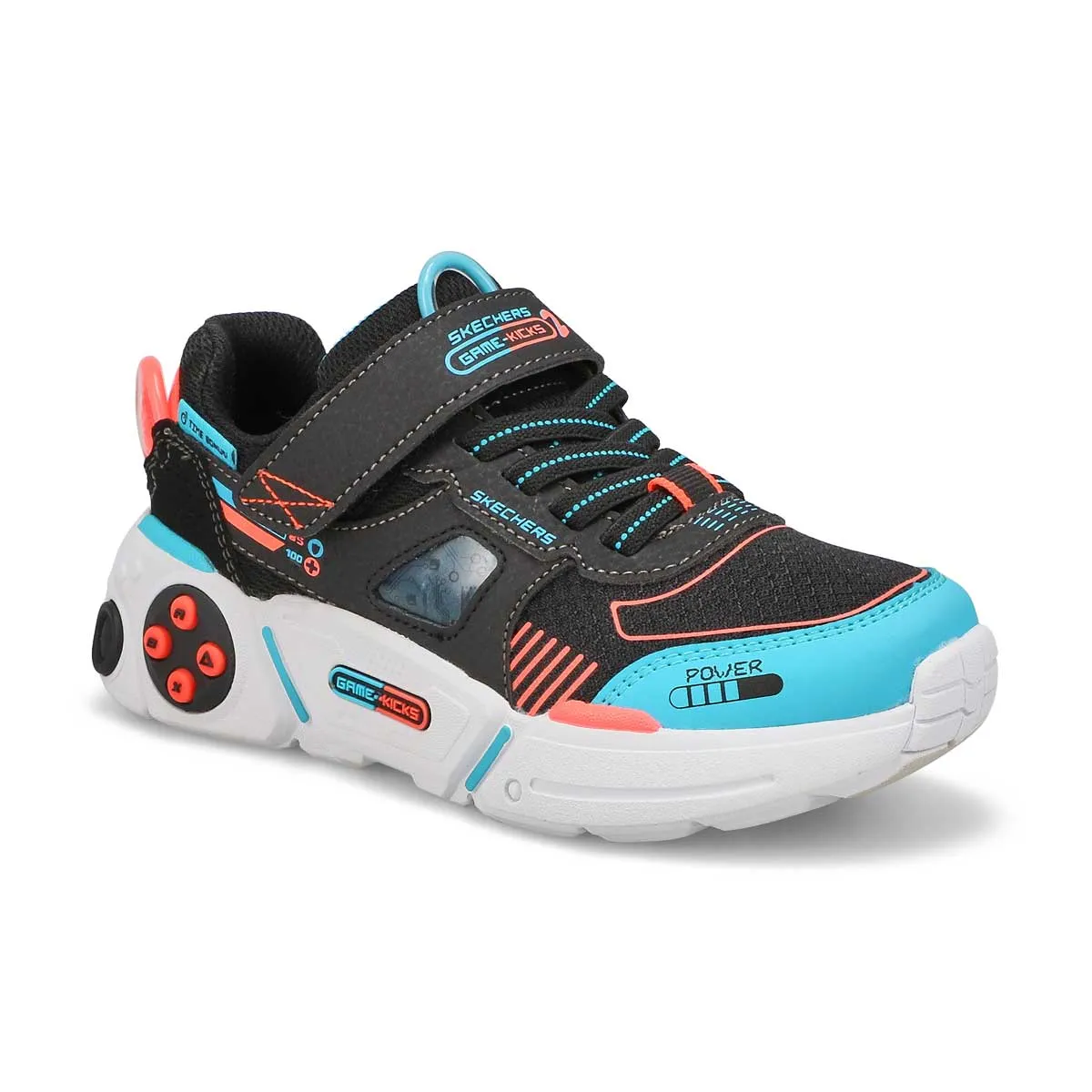 Soft Moc Boys  Gametronix 2.0 Sneaker - Black/Multi