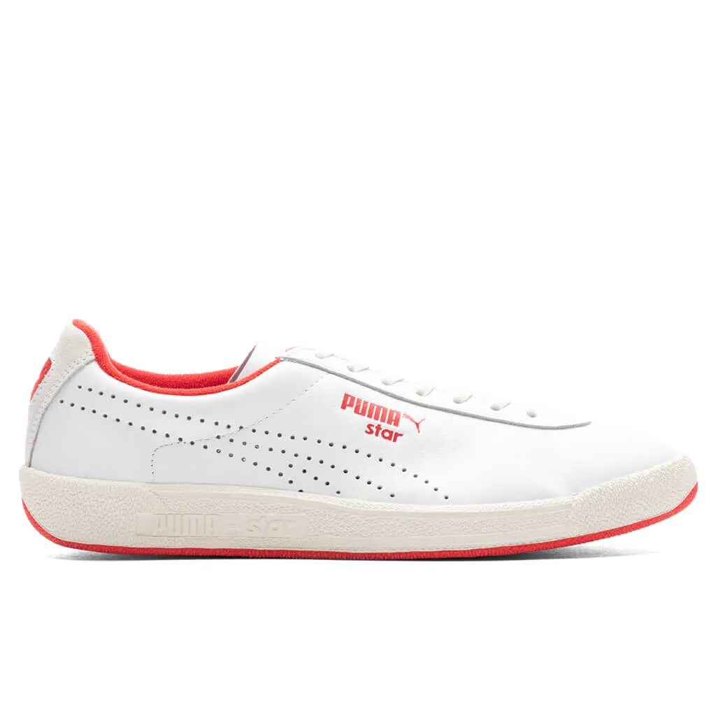 Star Strawberries & Cream - White/Red