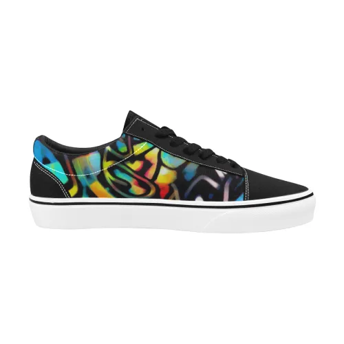 Streetart Chaos Men's Low Top Skateboarding Shoes