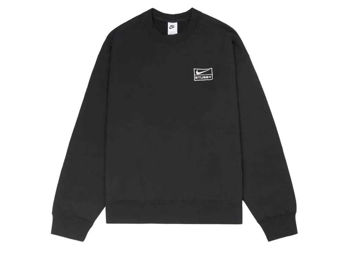 STUSSY  |Crew Neck Pullovers Street Style Long Sleeves Logo