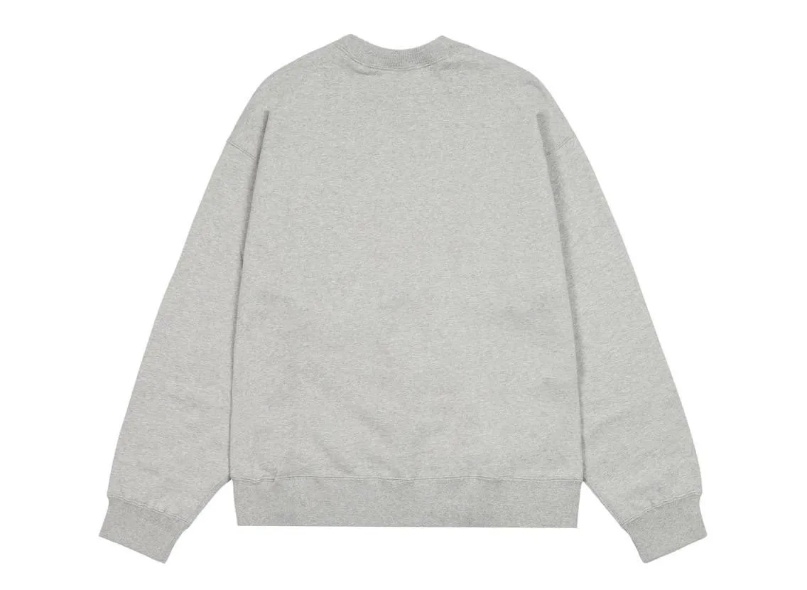 STUSSY  |Crew Neck Pullovers Street Style Long Sleeves Logo