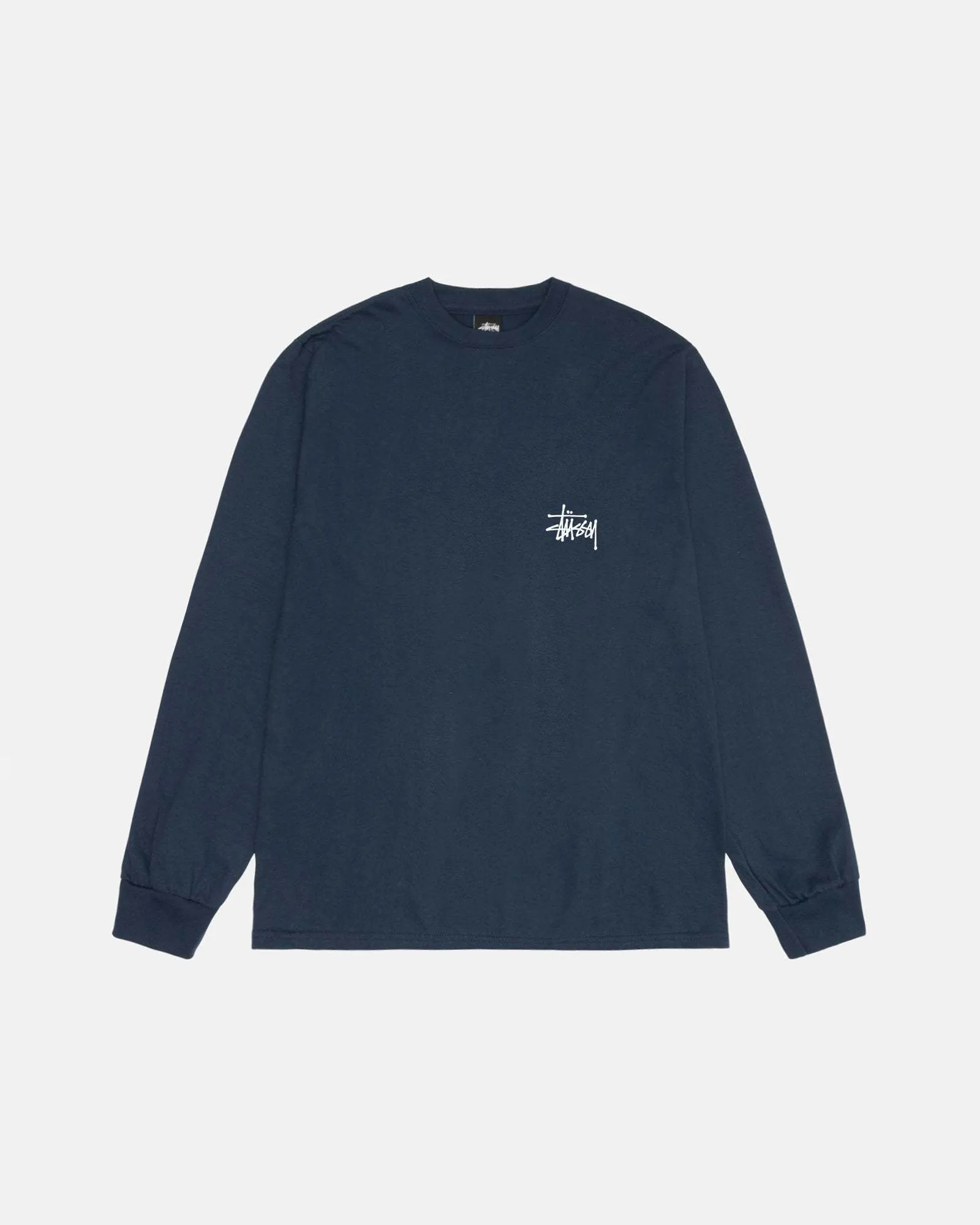 STUSSY  |Street Style Long Sleeves Plain Cotton Long Sleeve T-shirt