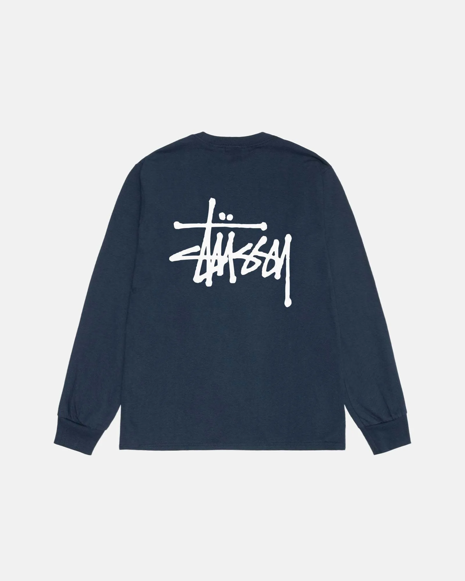 STUSSY  |Street Style Long Sleeves Plain Cotton Long Sleeve T-shirt