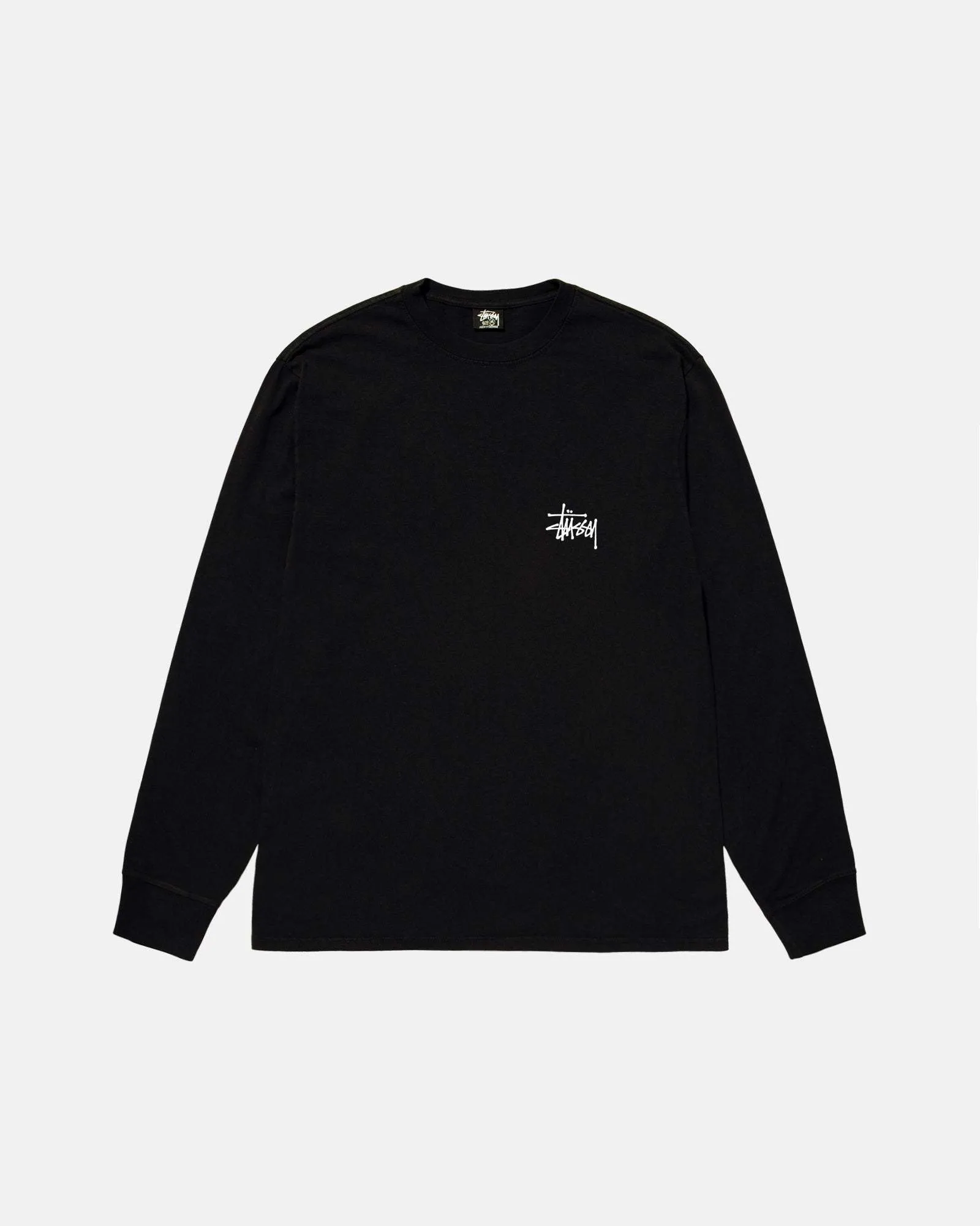 STUSSY  |Street Style Long Sleeves Plain Cotton Long Sleeve T-shirt