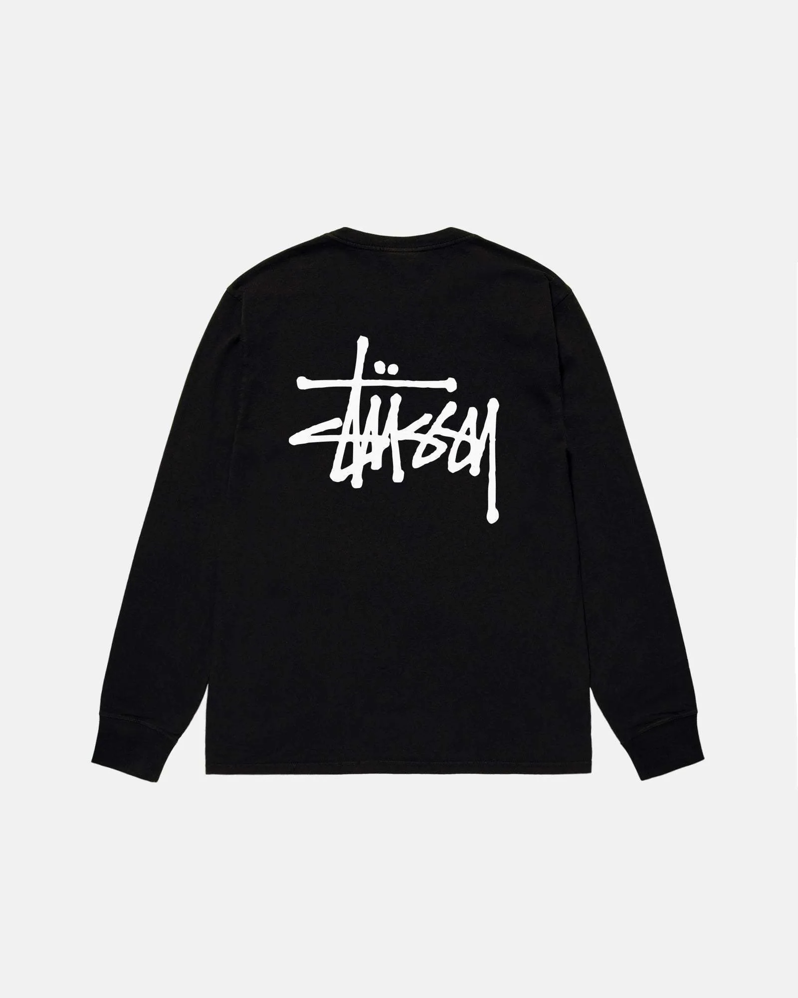 STUSSY  |Street Style Long Sleeves Plain Cotton Long Sleeve T-shirt