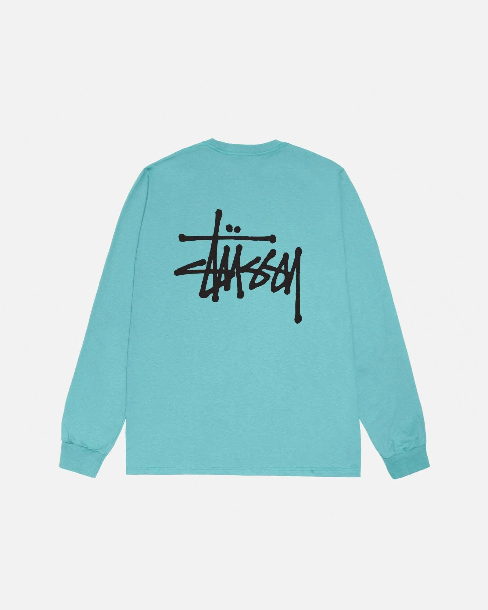 STUSSY  |Street Style Long Sleeves Plain Cotton Long Sleeve T-shirt