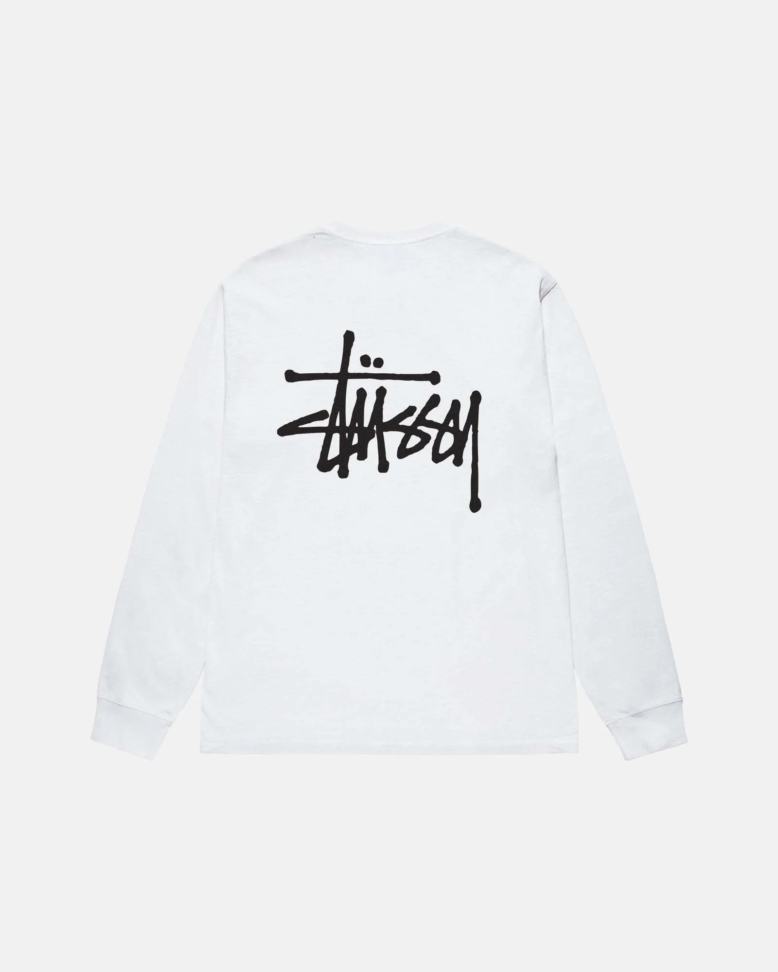 STUSSY  |Street Style Long Sleeves Plain Cotton Long Sleeve T-shirt