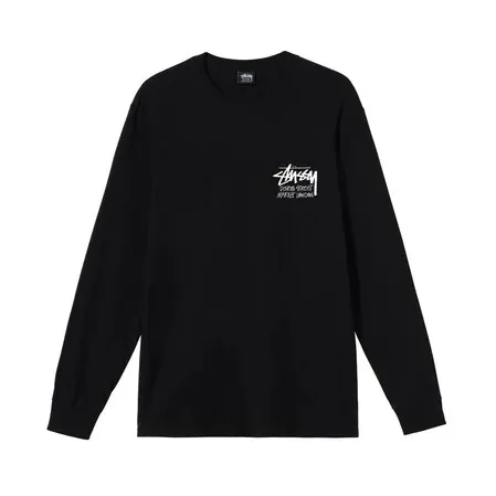 STUSSY  |Unisex Street Style Collaboration Long Sleeves Cotton