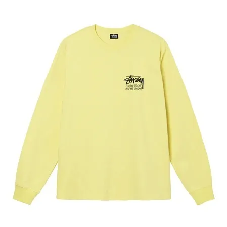 STUSSY  |Unisex Street Style Collaboration Long Sleeves Cotton