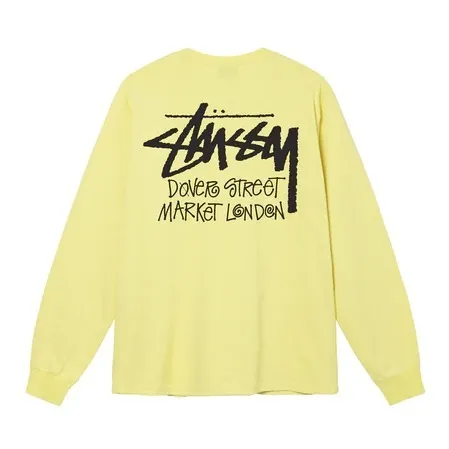 STUSSY  |Unisex Street Style Collaboration Long Sleeves Cotton