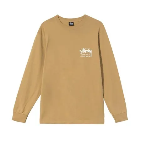 STUSSY  |Unisex Street Style Collaboration Long Sleeves Cotton