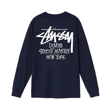 STUSSY  |Unisex Street Style Collaboration Long Sleeves