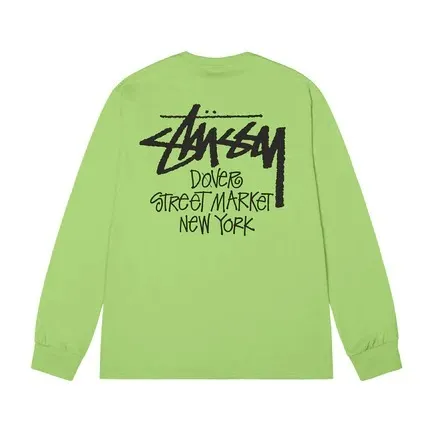 STUSSY  |Unisex Street Style Collaboration Long Sleeves