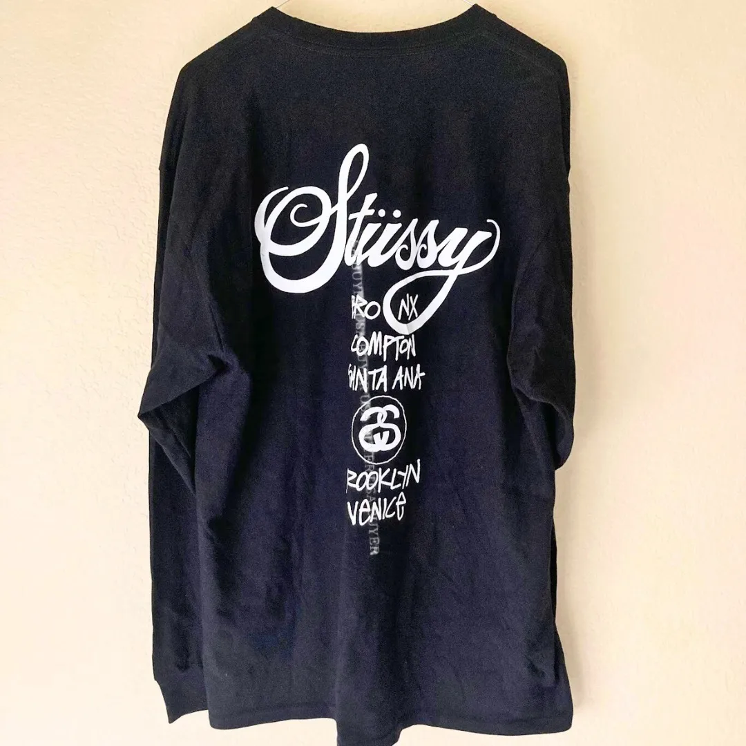 STUSSY  |Unisex Street Style Long Sleeves Long Sleeve T-shirt