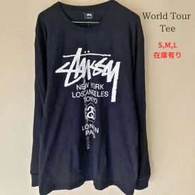 STUSSY  |Unisex Street Style Long Sleeves Long Sleeve T-shirt