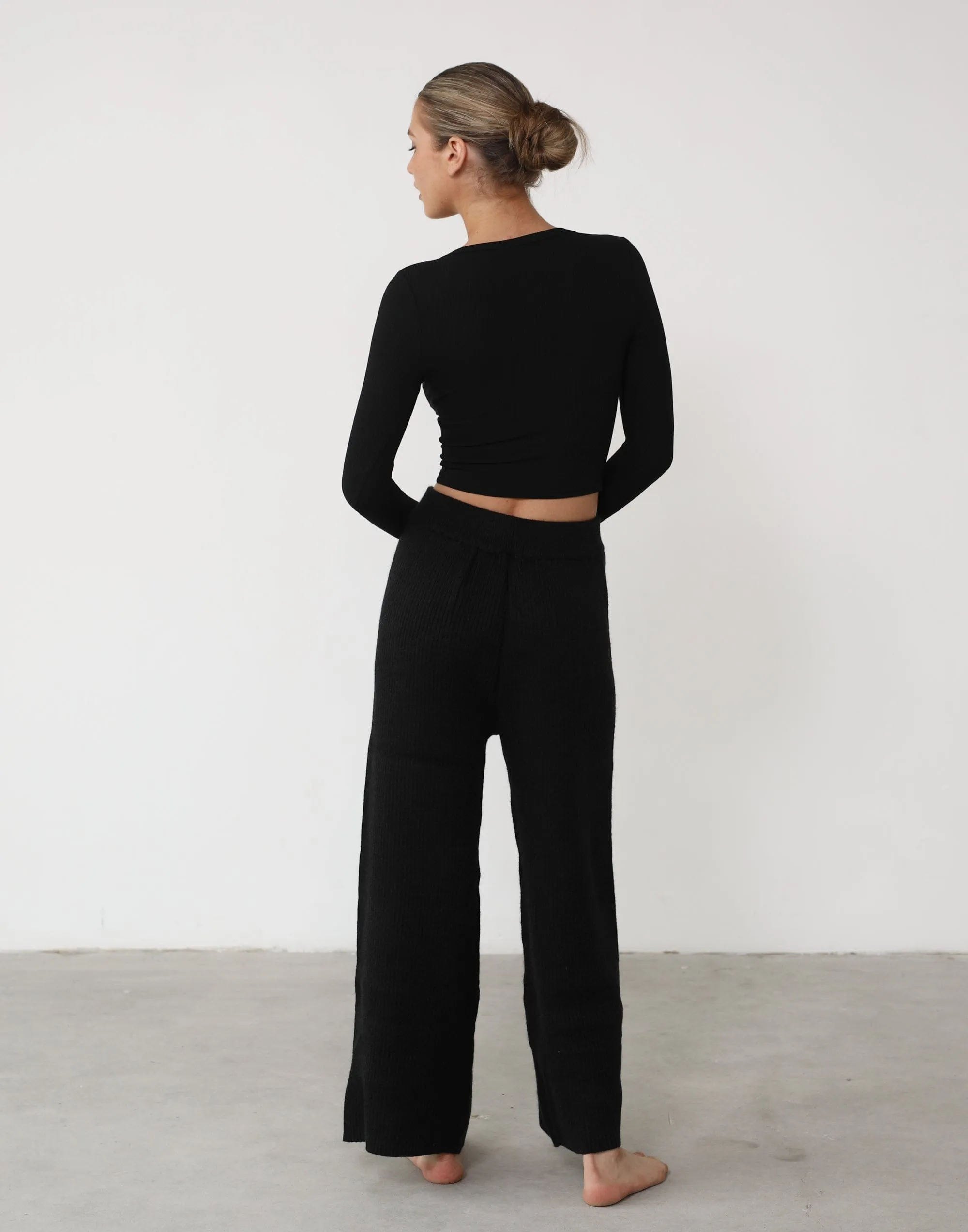 Tavinia Knit Pants (Black)