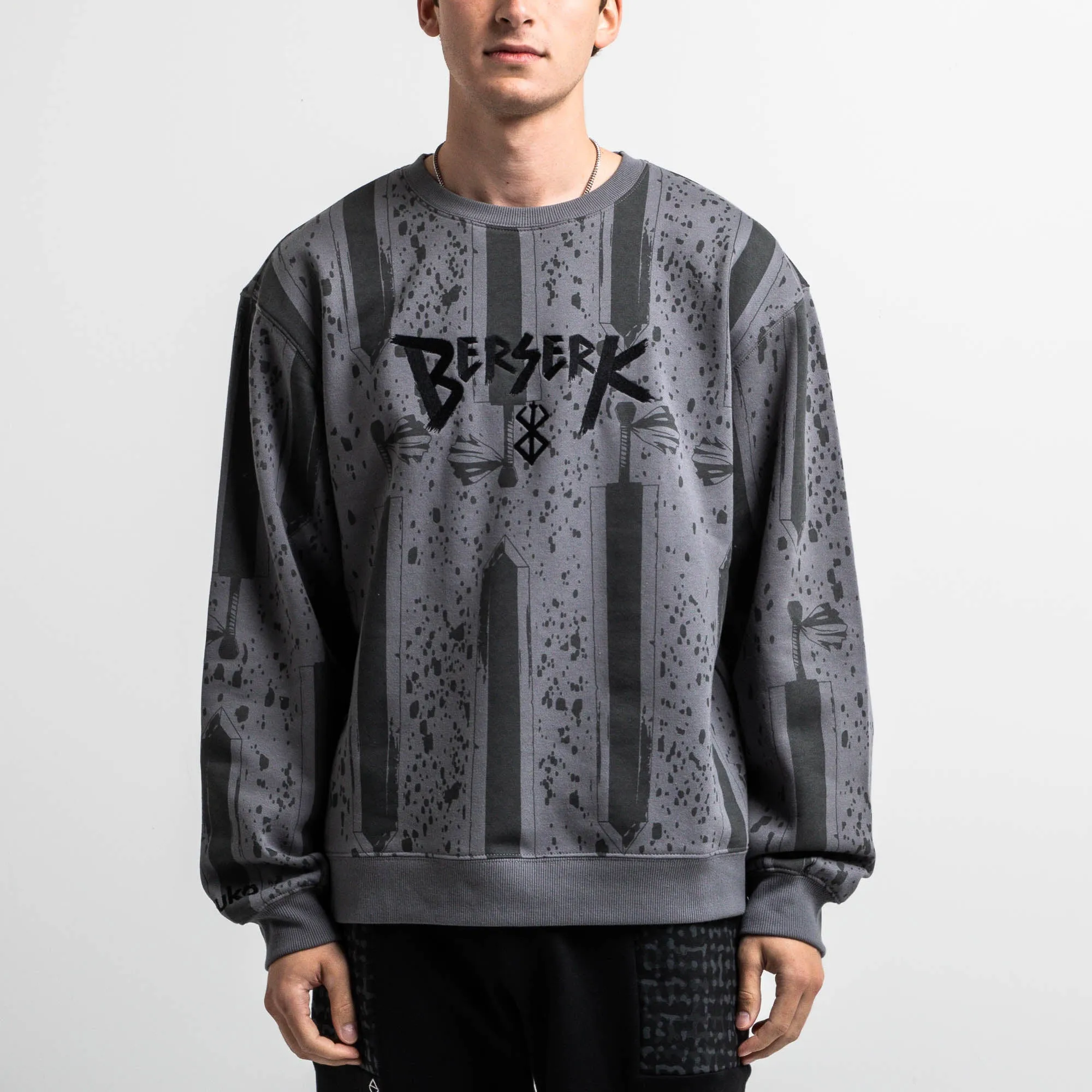 The Dragon Slayer Gray Crew Neck Sweatshirt