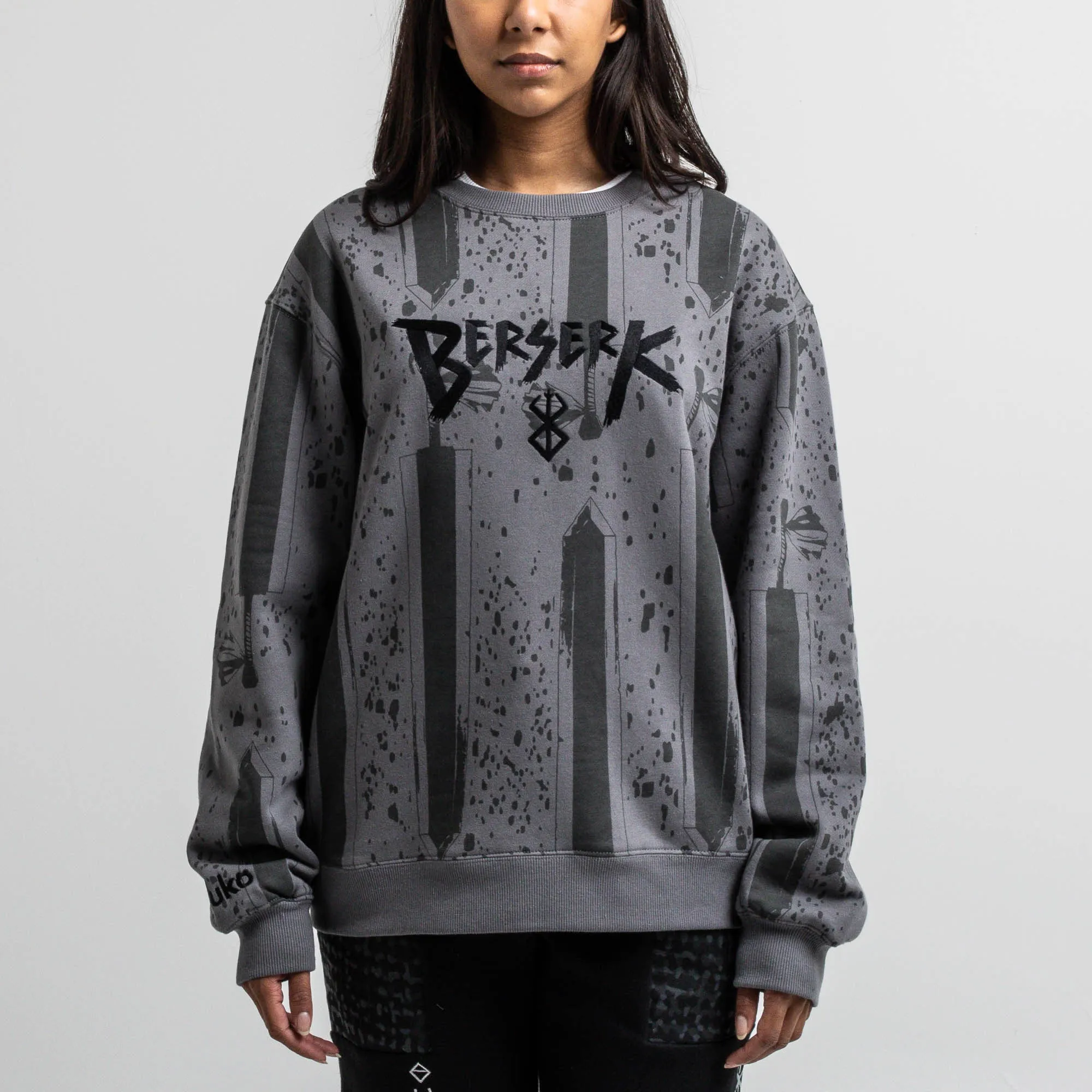 The Dragon Slayer Gray Crew Neck Sweatshirt