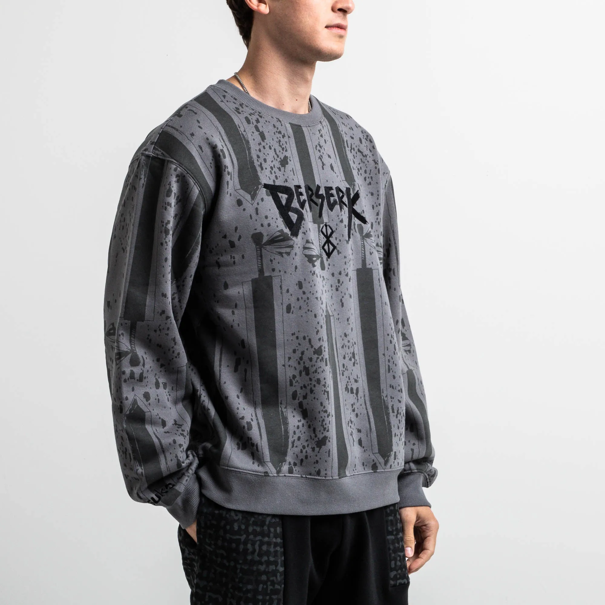 The Dragon Slayer Gray Crew Neck Sweatshirt