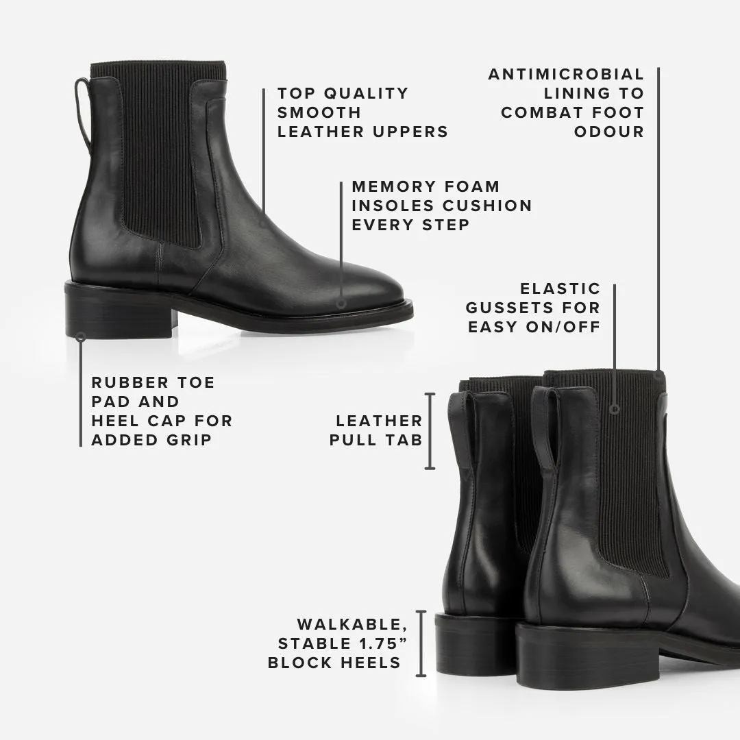 The Metro Chelsea Boot Black