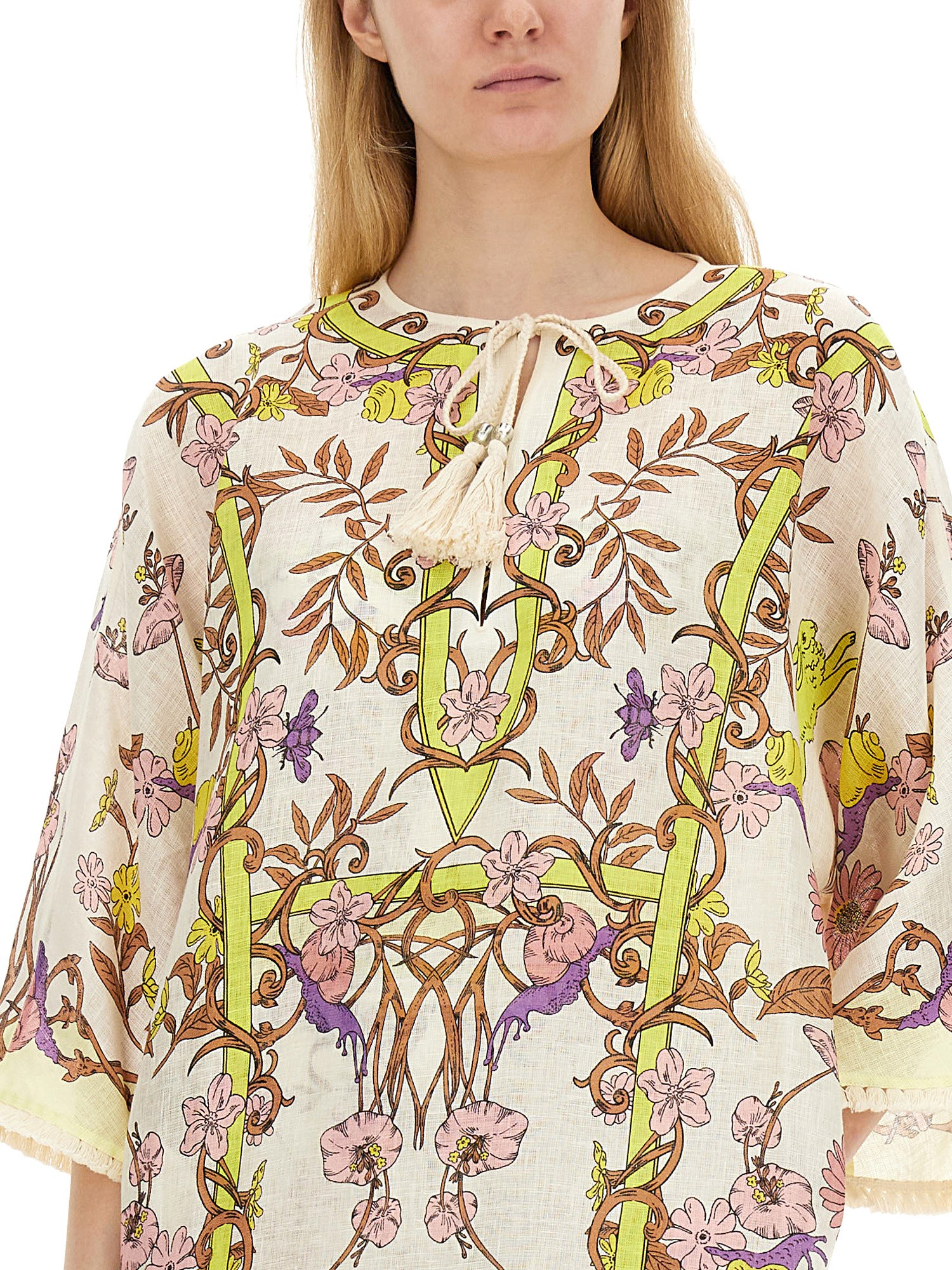 TORY BURCH    CAFTAN WITH PRINT