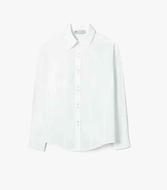 Tory Burch  |Casual Style Plain Cotton Formal Style  Shirts & Blouses