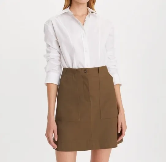 Tory Burch  |Casual Style Plain Cotton Formal Style  Shirts & Blouses