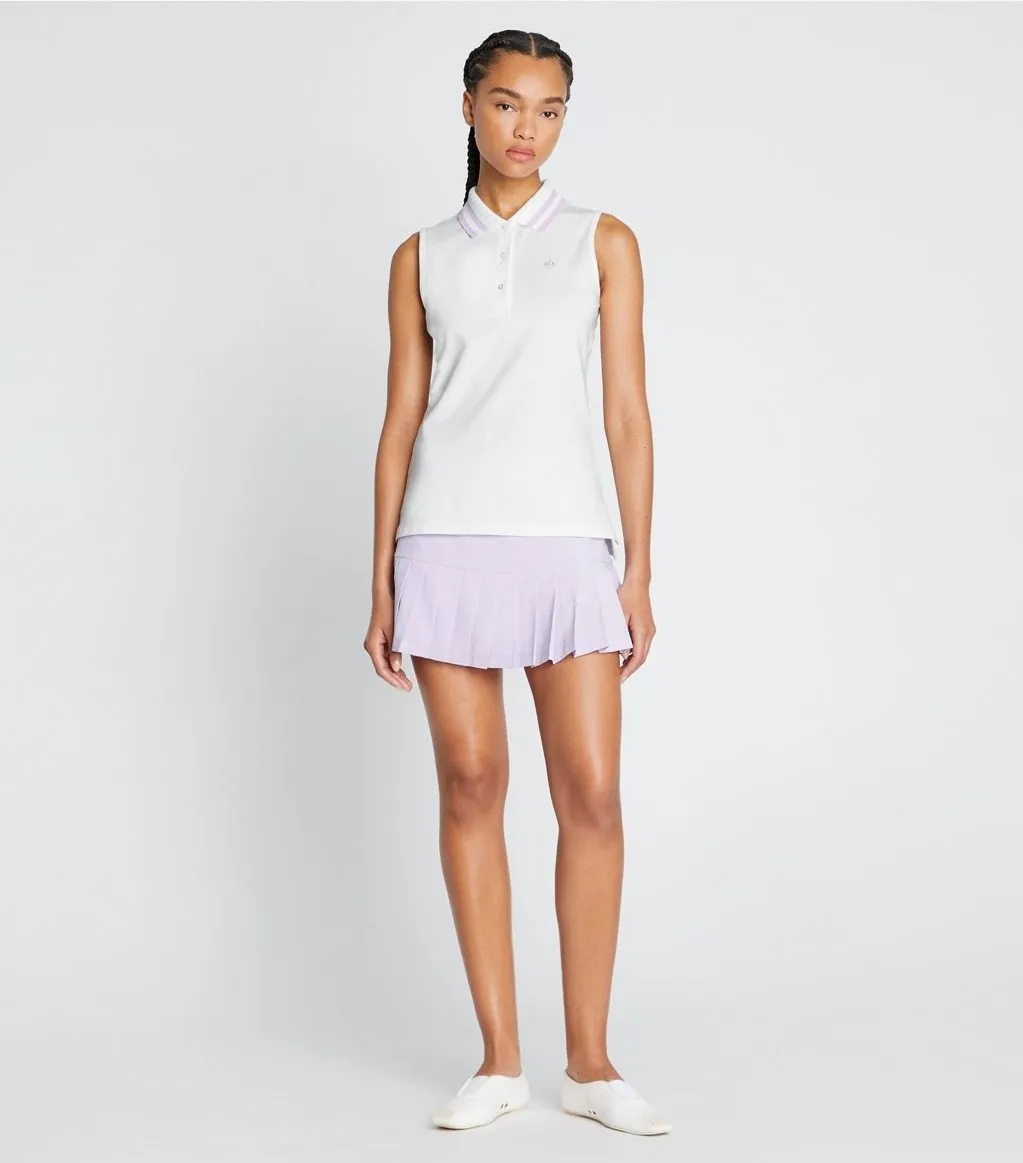 Tory Burch  |Casual Style Sleeveless Plain Logo Tanks & Camisoles