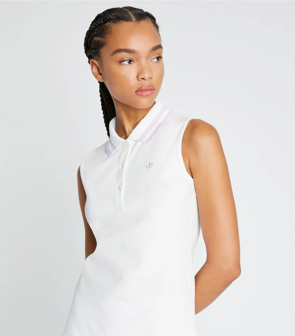 Tory Burch  |Casual Style Sleeveless Plain Logo Tanks & Camisoles