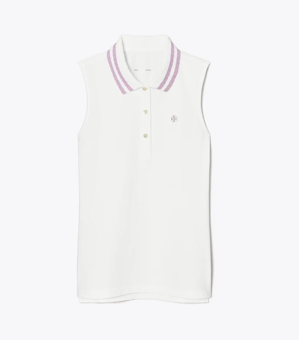 Tory Burch  |Casual Style Sleeveless Plain Logo Tanks & Camisoles